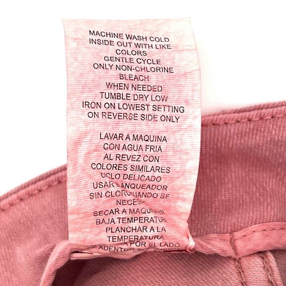 Jolt NWT Washed Dusty Rose Pink Stretch Denim Mini Skirt 1/25W Coastal Cowgirl - Picture 9 of 10